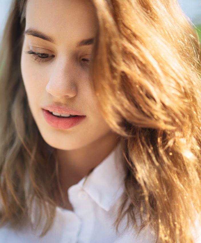 Newton Morpheus8 model with brown hair
